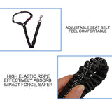 Dog Car Seat Belt - Adjustable Pet Safety Restraint Harness Clip