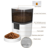 Smart Automatic Pet Feeder - App Control & Portion Scheduling