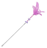 Interactive Bird Cat Toy - Motion-Activated Feather Wand with Suction Cup