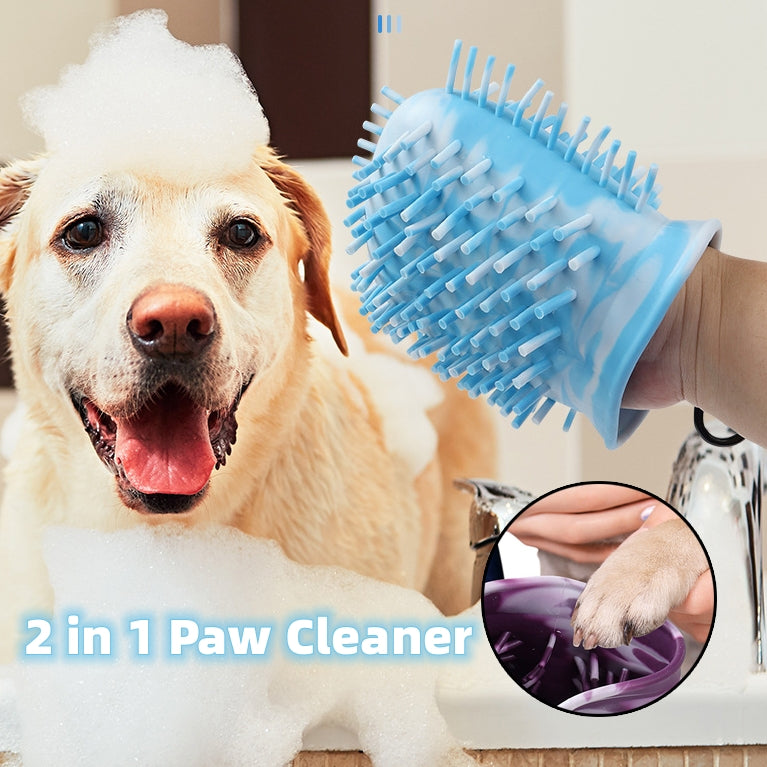 2-in-1 Paw Cleaner Cup - Portable Dog Paw Washer
