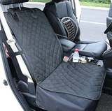 Dog Car Seat Cover — Waterproof Back Seat Protector with Pockets