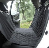 Dog Car Seat Cover — Waterproof Back Seat Protector with Pockets
