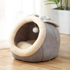 Cozy Cat Nest - Soft Plush Cave Bed for Indoor Cats