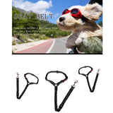 Dog Car Seat Belt - Adjustable Pet Safety Restraint Harness Clip