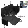 Dog Car Seat Cover — Waterproof Back Seat Protector with Pockets