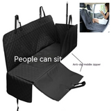 Dog Car Seat Cover — Waterproof Back Seat Protector with Pockets