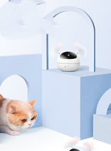 Interactive Bird Cat Toy - Motion-Activated Feather Wand with Suction Cup
