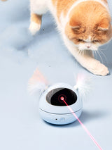 Interactive Bird Cat Toy - Motion-Activated Feather Wand with Suction Cup
