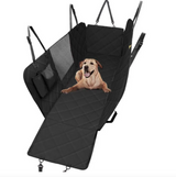 Dog Car Seat Cover — Waterproof Back Seat Protector with Pockets