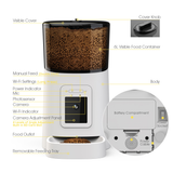 Automatic Pet Feeder with Camera — Smart WiFi Food Dispenser