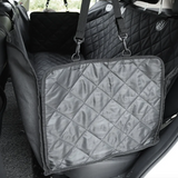 Dog Car Seat Cover — Waterproof Back Seat Protector with Pockets