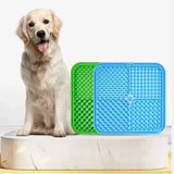 Pet Lick Mat - Slow Feeder Silicone Mat for Dogs & Cats
