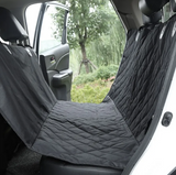 Dog Car Seat Cover — Waterproof Back Seat Protector with Pockets