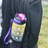 32oz Motivational Water Bottle with Time Markers