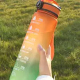 32oz Motivational Water Bottle with Time Markers