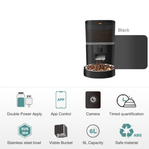 Smart Automatic Pet Feeder - App Control & Portion Scheduling