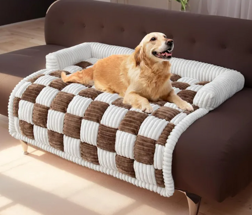 CozyPlush Pet Bed - Ultra-Soft Calming Donut Bed for Dogs & Cats
