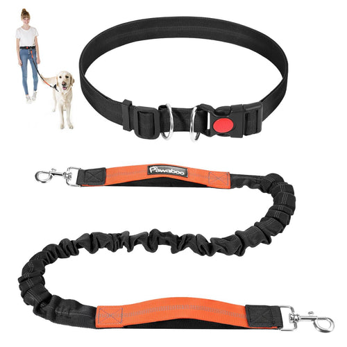 Hands-Free Dog Waist Leash - Adjustable Running & Walking Belt
